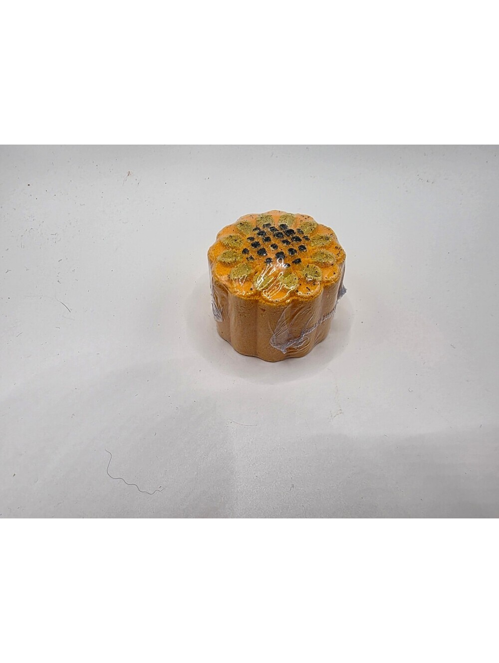 Sunflower Mini Bath Bomb Orange Gold Flower Shaped New Sealed
